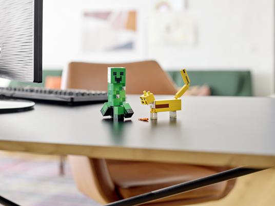 LEGO Minecraft (21156). Maxi-figure Creeper e Gattopardo - 12