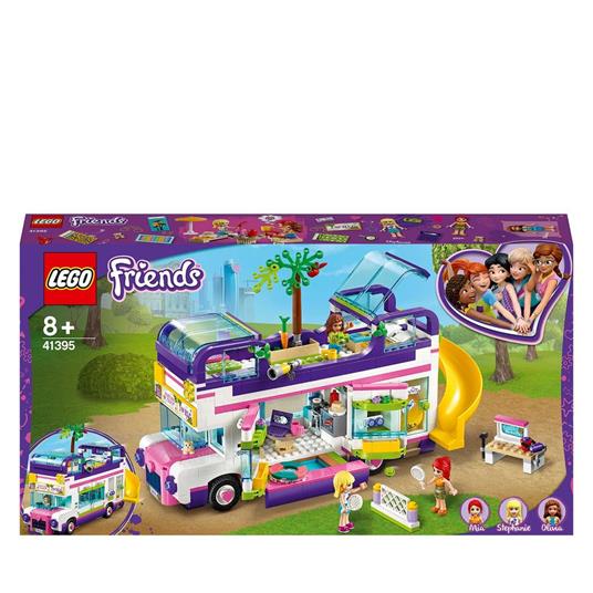 LEGO Friends 41395 Il Bus dell'Amicizia con Piscina e Scivolo, Playset con  3 Mini Bamboline, Autobus Giocattolo - LEGO - Friends - Edifici e  architettura - Giocattoli | IBS