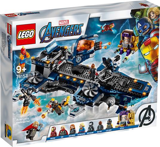 LEGO Marvel Super Heroes (76153). Helicarrier degli Avengers - LEGO - Super  Heroes - TV & Movies - Giocattoli | IBS