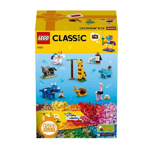 LEGO Classic 11011 Mattoncini e Animali, Set con 10 Modellini da Costruire,  Unicorno, Dinosauro Giocattolo, Giochi Creativi - LEGO - Classic - Animali  - Giocattoli | IBS