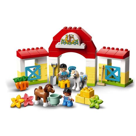 LEGO DUPLO Town 10951 Maneggio, Fattoria Giocattolo con 2 Pony, Set per  Bambini, Accessori per la Cura degli Animali - LEGO - Duplo Town - Animali  - Giocattoli | IBS