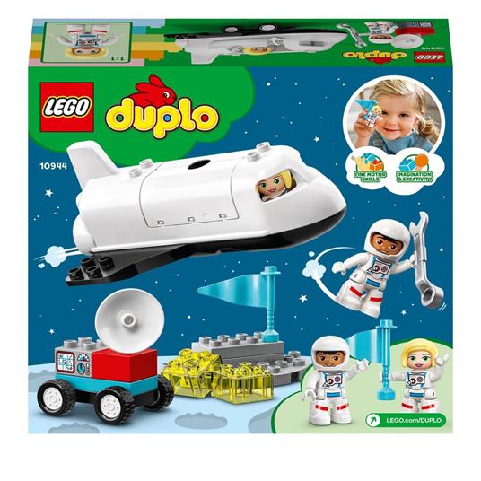 LEGO DUPLO 10944 Missione dello Space Shuttle, Razzo Spaziale Giocattolo e  Astronauti, Giochi per Bambini, Idee Regalo - LEGO - Duplo Town - Astronavi  - Giocattoli | IBS