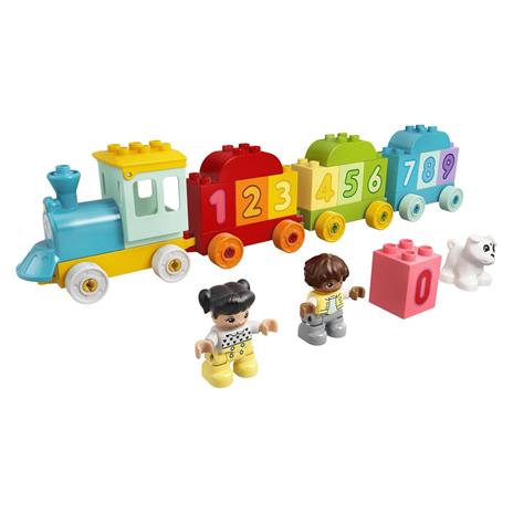 LEGO DUPLO 10954 Treno dei Numeri Giocattolo - Impariamo a Contare, Giochi Educativi con Cane Giocattolo per Bambini 18+ mesi - 7