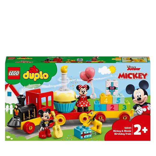 Lego Duplo Disney - Il Treno del Compleanno di Topolino e Minnie - Lego  10941 con Torta e