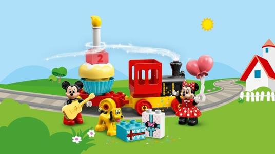 LEGO DUPLO Disney 10941 Il Treno del Compleanno di Topolino e Minnie,  Giochi Educativi per Bambini dai 2 Anni, Idea Regalo - LEGO - Duplo Disney  - Cartoons - Giocattoli | IBS