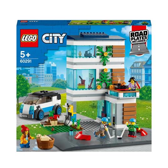 LEGO City 60291 Villetta Familiare, Casa delle Bambole, Giochi per Bambini  dai 5 Anni, 4 Minifigure, Idee Regalo - LEGO - City - Edifici e  architettura - Giocattoli | IBS