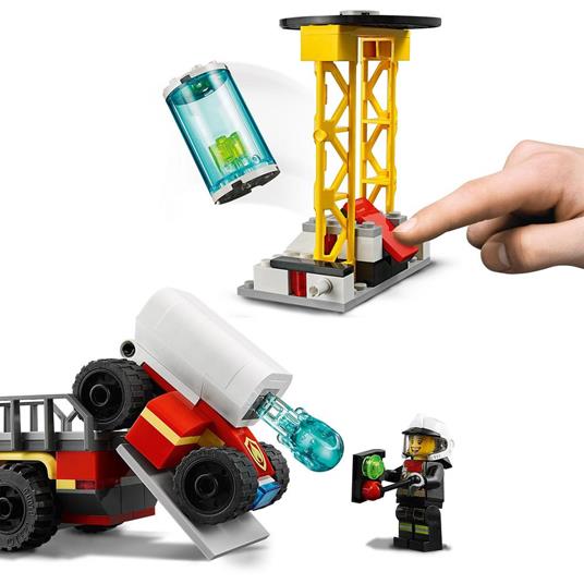 LEGO City 60282 Unità di Comando Antincendio, Giochi per Bambini dai 6  Anni, Idea Regalo con Vigile del Fuoco Giocattolo - LEGO - City - Mestieri  - Giocattoli