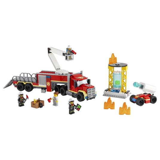 LEGO City 60282 Unità di Comando Antincendio, Giochi per Bambini