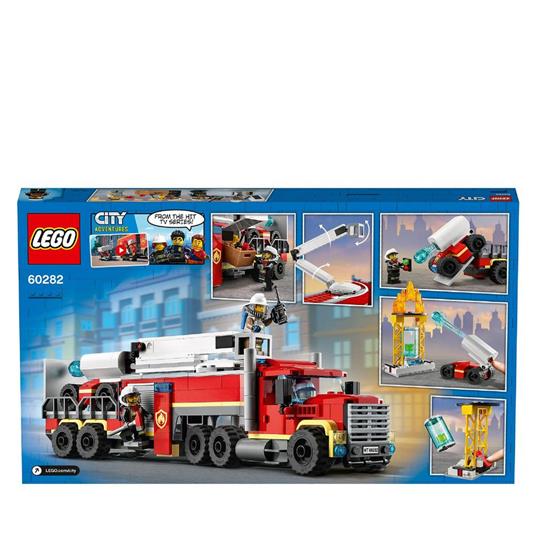 LEGO City 60282 Unità di Comando Antincendio, Giochi per Bambini dai 6 Anni, Idea Regalo con Vigile del Fuoco Giocattolo - 10