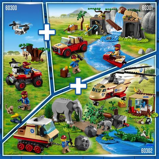 LEGO City 60300 Wildlife ATV di Soccorso Animale, Giochi per Bambini dai 5  Anni con Quad con Braccio Telescopico e Animali - LEGO - City Wildlife -  Automobili - Giocattoli | IBS