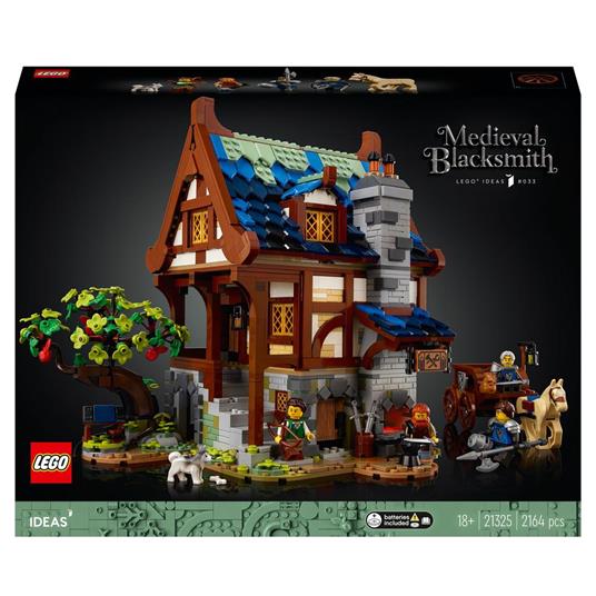LEGO Ideas 21325 Fabbro Set Costruzioni per Adulti Casa Medievale  Minifigure e Accessori Decorazione di Casa Idea Regalo - LEGO - Ideas -  Edifici e architettura - Giocattoli | IBS