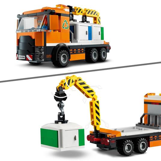 LEGO City 60292 Centro Città con Autolavaggio, Moto, Bici e Camion  Giocattolo, Piattaforme Stradali e 8 Minifigure - LEGO - City - Edifici e  architettura - Giocattoli | IBS