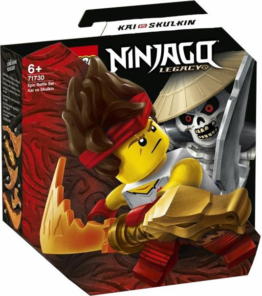 LEGO Ninjago (71730). Battaglia epica - Kai vs Skulkin - LEGO - Ninjago -  Generici - Giocattoli | IBS