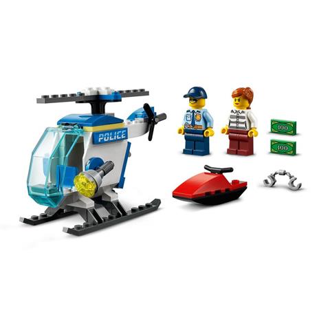 LEGO City 60275 Elicottero della Polizia con Minifigure Agente di Polizia e Ladro, per Bambini e Bambine dai 4 Anni in su - 5