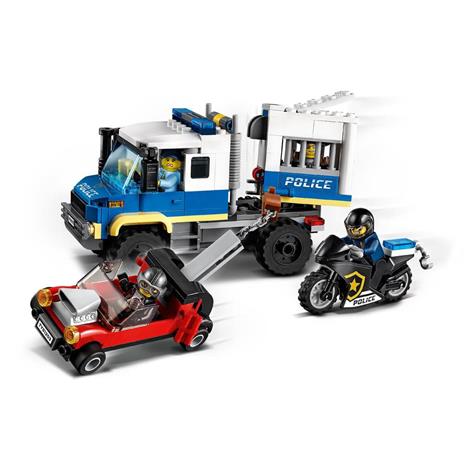 LEGO City 60276 Trasporto dei Prigionieri della Polizia, Camion Giocattolo  con Moto, Auto, Snake Rattler e Clara La Criminale - LEGO - City - Mestieri  - Giocattoli