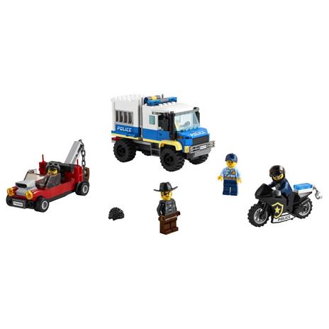 LEGO City 60276 Trasporto dei Prigionieri della Polizia, Camion Giocattolo con Moto, Auto, Snake Rattler e Clara La Criminale - 8