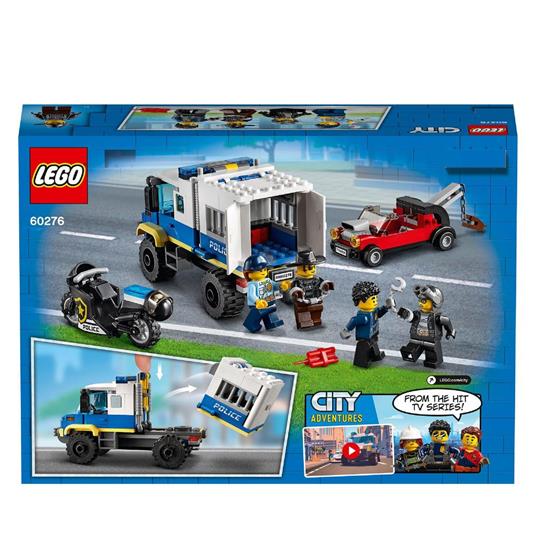 LEGO City 60276 Trasporto dei Prigionieri della Polizia, Camion Giocattolo  con Moto, Auto, Snake Rattler e Clara La Criminale - LEGO - City - Mestieri  - Giocattoli | IBS