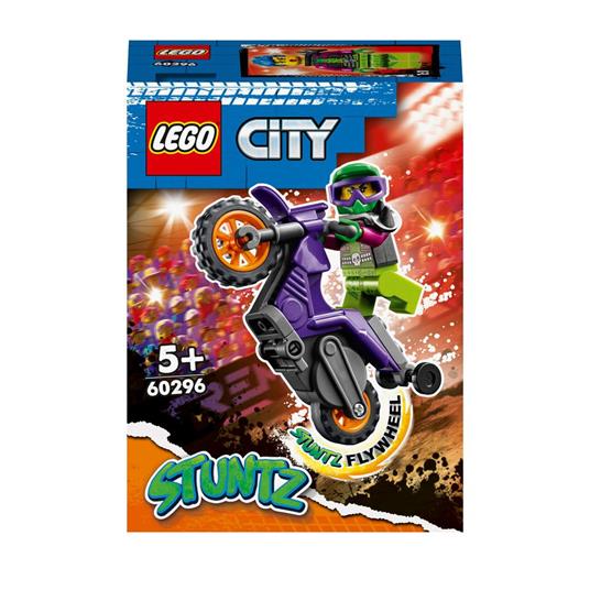 LEGO City Stuntz Stunt Bike da Impennata, Moto Giocattolo con Funzione  "Carica e Vai", Giochi per Bambini dai 5 Anni, 60296 - LEGO - City Stuntz -  Moto - Giocattoli | IBS