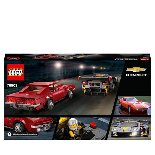 LEGO Speed 76903 Champions Chevrolet Corvette C8.R e 1969 Chevrolet  Corvette, 2 Modelli di Macchine Giocattolo - LEGO - Speed Champions -  Automobili - Giocattoli | IBS