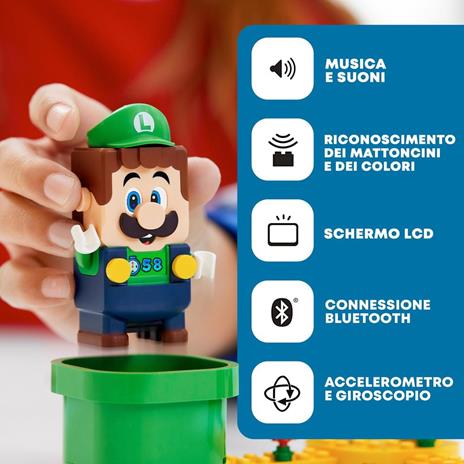 LEGO Super Mario 71387 Avventure di Luigi - Starter Pack, Giocattolo con Personaggi Interattivi - 2