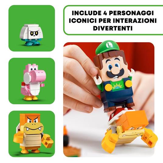 LEGO Super Mario 71387 Avventure di Luigi - Starter Pack, Giocattolo con Personaggi Interattivi - 5