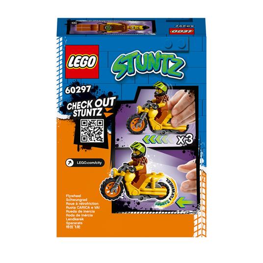 LEGO City 60297 Demolition Stunt Bike  with Toy Motorbike & Stunt Racer - 10