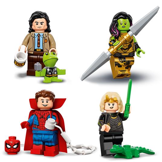 LEGO Minifigures (71031). Marvel Studios, Giocattolo Creativo Supereroi, 1  di 12 Minifigures Collezionabili - LEGO - LEGO Minifigures - Generici -  Giocattoli