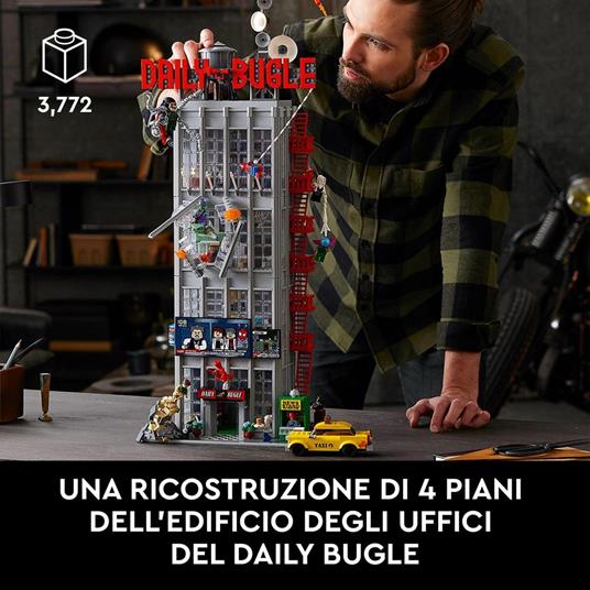 LEGO Marvel 76178 Daily Bugle di Spider-Man, Iconico Set da Collezione per Adulti con 25 Minifigure, Idea Regalo - 2