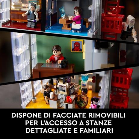 LEGO Marvel 76178 Daily Bugle di Spider-Man, Iconico Set da Collezione per Adulti con 25 Minifigure, Idea Regalo - 4