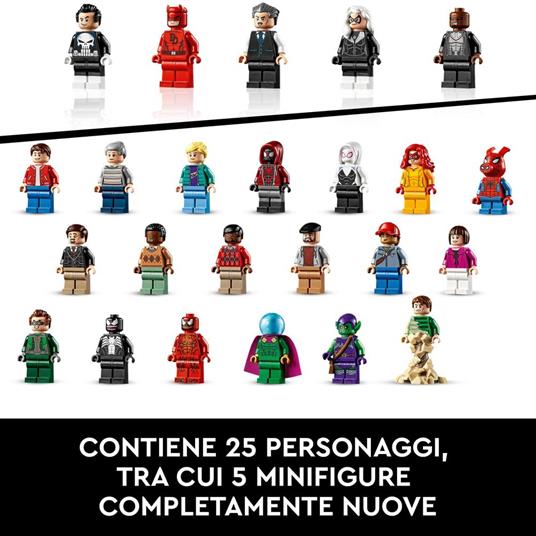 LEGO Marvel 76178 Daily Bugle di Spider-Man, Iconico Set da Collezione per Adulti con 25 Minifigure, Idea Regalo - 6