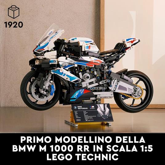 LEGO Technic 42130 BMW M 1000 RR, Moto per Adulti da Costruire, Idea Regalo da Collezione, Modellino Replica Superbike - 2