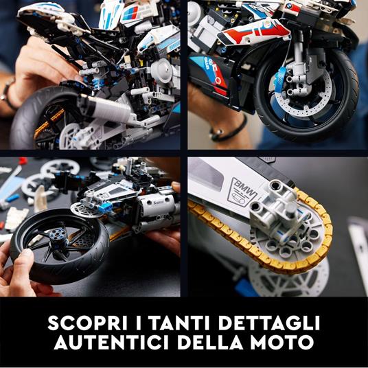 LEGO Technic 42130 BMW M 1000 RR, Moto per Adulti da Costruire, Idea Regalo da Collezione, Modellino Replica Superbike - 3