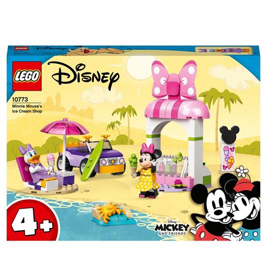 LEGO Disney 10773 Mickey and Friends La Gelateria di Minnie, Macchina  Giocattolo con 2 Minifigure, Set per Bambini dai 4 Anni - LEGO - Disney -  Edifici e architettura - Giocattoli | IBS
