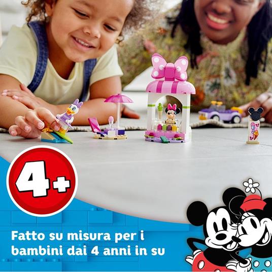 LEGO Disney 10773 Mickey and Friends La Gelateria di Minnie, Macchina Giocattolo con 2 Minifigure, Set per Bambini dai 4 Anni - 2