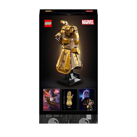 LEGO Super Heroes Marvel 76191 Guanto dell'Infinito di Thanos, Modello da  Costruzione Avengers da Collezione, Set per Adulti - LEGO - Super Heroes -  TV & Movies - Giocattoli | IBS