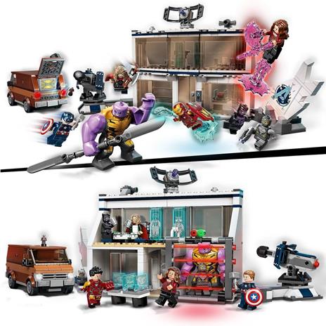 LEGO Super Heroes 76192 Marvel Avengers: Endgame, la Battaglia Finale, Set per Bambini dai 8 Anni con Thanos e 6 minifigure - 3