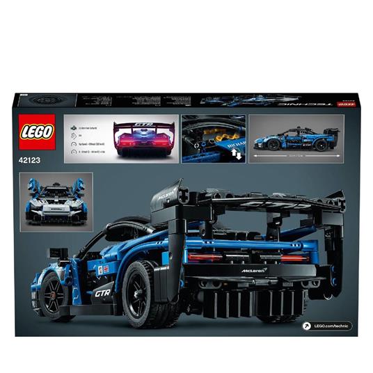 LEGO Technic 42123 McLaren Senna GTR, Auto da Corsa da Collezione, Modello da Costruire, Macchina Giocattolo, Idea Regalo - 9