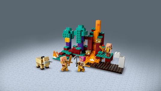 LEGO Minecraft (21168). La Warped Forest - LEGO - Minecraft - TV & Movies -  Giocattoli | IBS