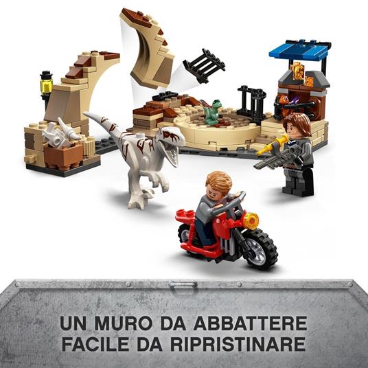 LEGO Jurassic World 76945 Atrociraptor: Inseguimento sulla Moto, con Dinosauro Giocattolo, Giochi per Bambini di 6+ Anni - 3