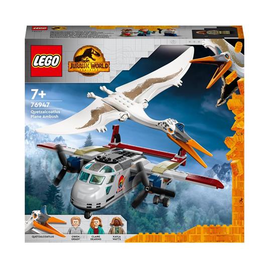 LEGO Jurassic World 76947 Quetzalcoatlus: Agguato Aereo, Giochi per Bambini  di 7+ Anni con Dinosauri Giocattolo e Minifigure - LEGO - Jurassic World -  TV & Movies - Giocattoli | IBS