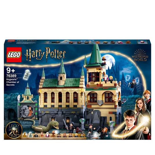 LEGO Harry Potter 76389 La Camera dei Segreti di Hogwarts, Castello Giocattolo Modulare con Sala Grande e Minifigure d'Oro - 2