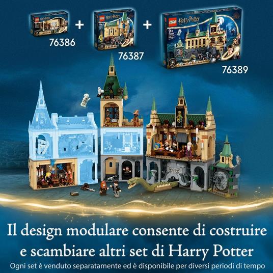 LEGO Harry Potter 76389 La Camera dei Segreti di Hogwarts, Castello  Giocattolo Modulare con Sala Grande e Minifigure d'Oro - LEGO - Harry Potter  - TV & Movies - Giocattoli | IBS