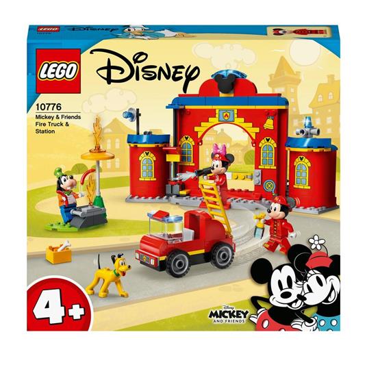 LEGO 4+ (10776). Caserma dei pompieri e fuoristrada antincendio di Topolino  e i suoi amici - LEGO - 4+ - Edifici e architettura - Giocattoli | IBS