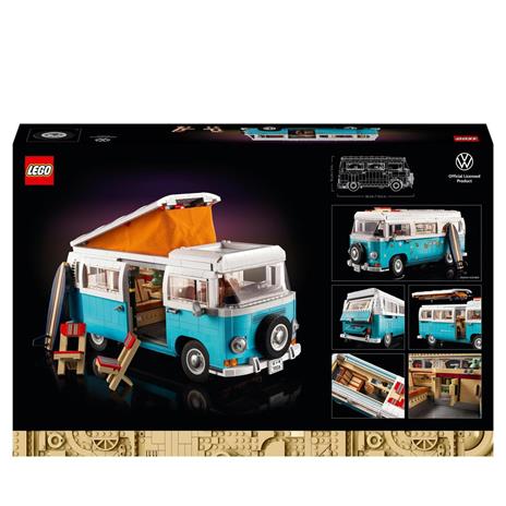 LEGO Icons 10279 Camper Van Volkswagen T2, Classico Modello Auto da  Costruire con Dettagli Iconici, Hobby Creativi per Adulti - LEGO - Icons -  Automobili - Giocattoli | IBS