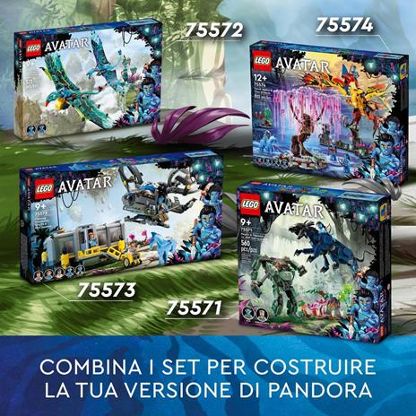 LEGO Avatar 75573 Montagne fluttuanti: Sito 26 e Samson RDA, Giochi per Bambini con 5 Minifigure ed Elicottero Giocattolo - 7