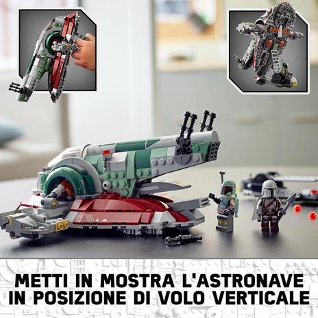 LEGO Star Wars 75312 Astronave di Boba Fett, Set da Costruzione con 2 Personaggi, Giocattoli Bambino dai 9 Anni, Idee Regalo - 3