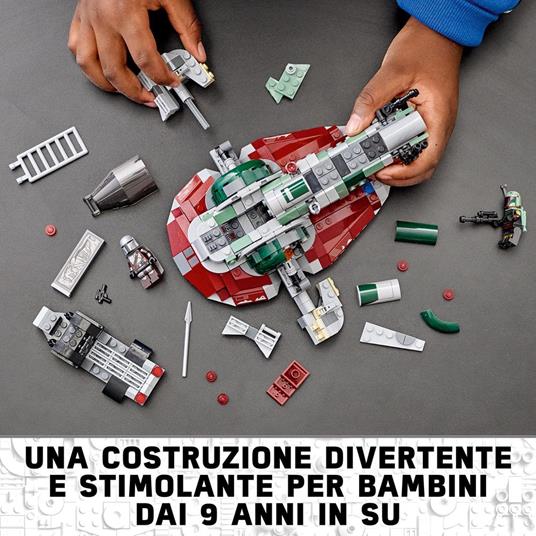 LEGO Star Wars 75312 Astronave di Boba Fett, Set da Costruzione con 2 Personaggi, Giocattoli Bambino dai 9 Anni, Idee Regalo - 4