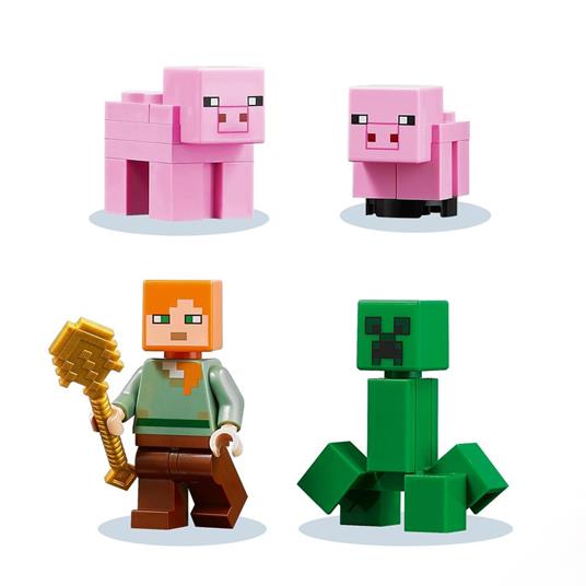 LEGO Minecraft 21170 La Pig House, Set da Costruire, Casa Apribile con  Animali Giocattolo, Giochi per Bambini da 8 Anni - LEGO - Harry Potter - TV  & Movies - Giocattoli