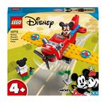 LEGO Disney 10772 Mickey and Friends L'Aereo a Elica di Topolino, Aereo Giocattolo, Giochi per Bambini dai 4 Anni