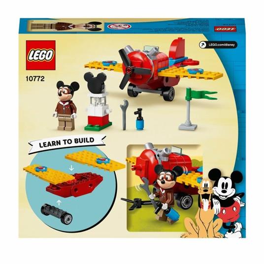 LEGO Disney 10772 Mickey and Friends L'Aereo a Elica di Topolino, Aereo  Giocattolo, Giochi per Bambini dai 4 Anni - LEGO - Disney - Aerei -  Giocattoli | IBS
